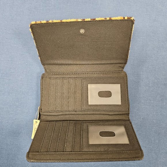 Trinity Ranch Leopard Print Wallet - Picture 2 of 4